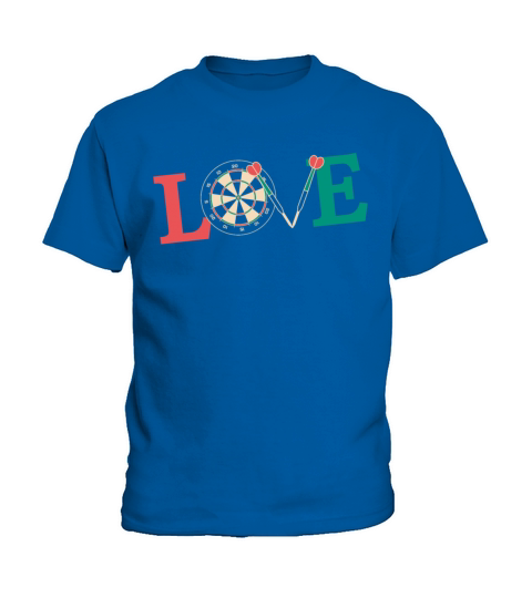 Darts Board Vintage Love Kids T-Shirt