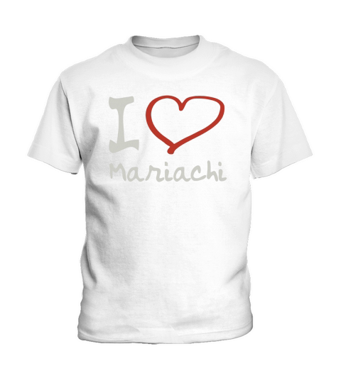 I Love Mariachi T-Shirt Kids T-Shirt