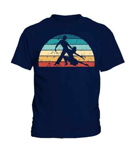 Retro Dancing Sunset Vintage dancer Sunrise Kids T-Shirt