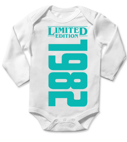 1982 Limited Edition 40th Birthday Long Sleeve Baby One-Piece