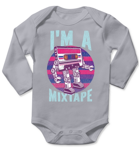 Bisexual Bi Pride Flag Tape Long Sleeve Baby One-Piece