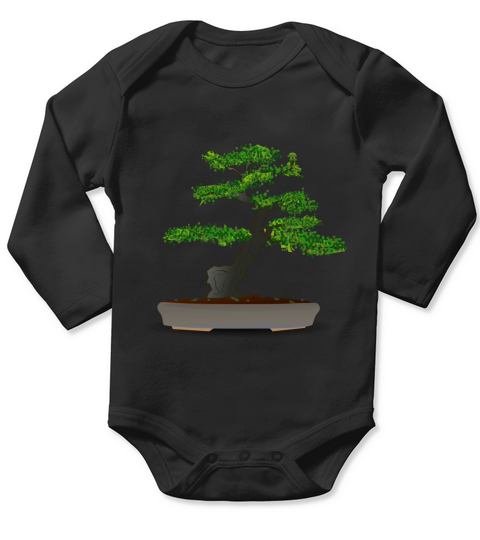 Bonsai tree Long Sleeve Baby One-Piece