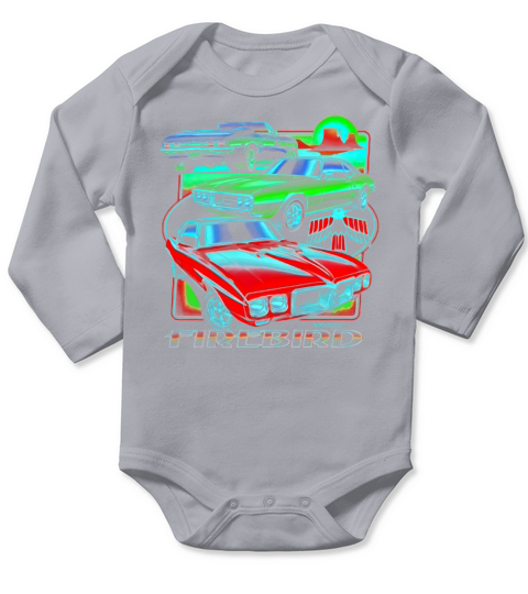 fire bird car shirt Long Sleeve Baby One-Piece