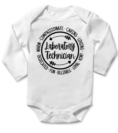 Laboratory Technician Vintage Gift Long Sleeve Baby One-Piece