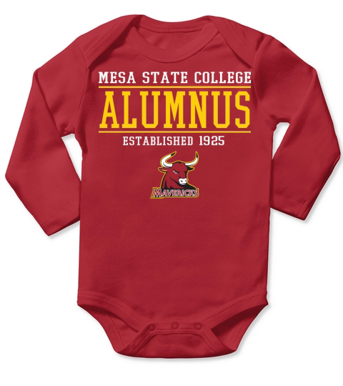 Mesa State College Alumnus Long Sleeve Baby One-Piece