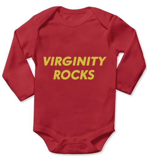 Youth Virginity Rocks Long Sleeve Baby One-Piece
