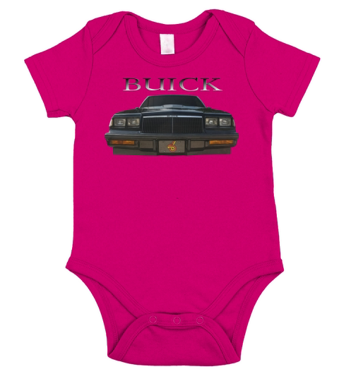 1986 Buick Grand National Front Short Sleeve Baby One-Piece