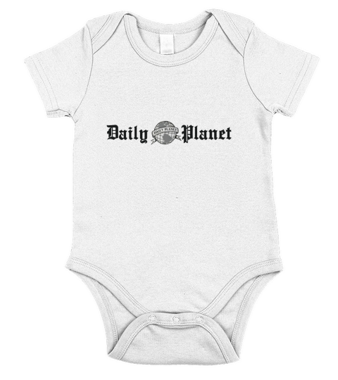 Daily Planet  Baseball T-Shirt Short Sleeve Baby One-Piece