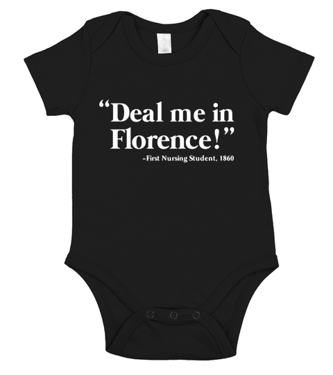 Deal me in florence Short Sleeve Baby One-Piece