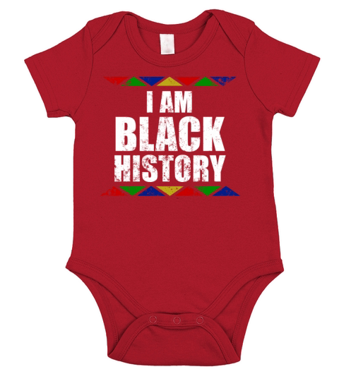 I Am Black History Month design Black Pride Short Sleeve Baby One-Piece