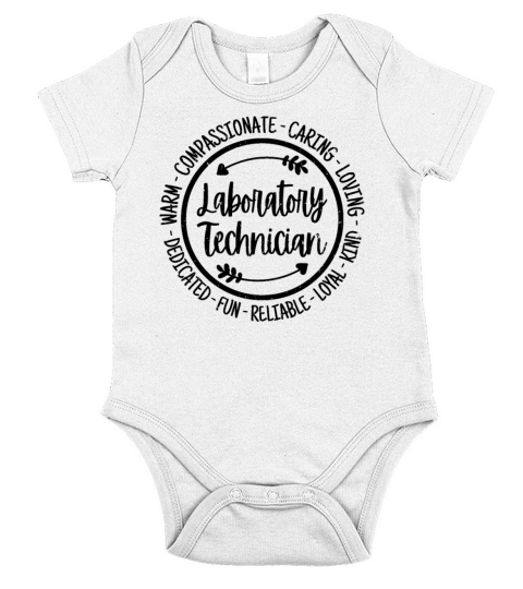 Laboratory Technician Vintage Gift Short Sleeve Baby One-Piece