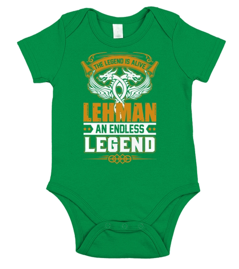 LEHMAN AN ENDLESS LEGEND Short Sleeve Baby One-Piece