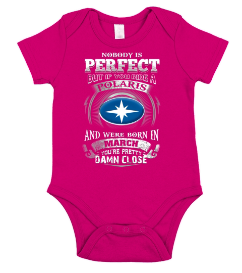 RIDE A POLARIS MARCH Short Sleeve Baby One-Piece