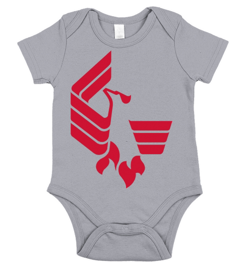 Single Logo Phoenix University Short Sleeve Baby One-Piece