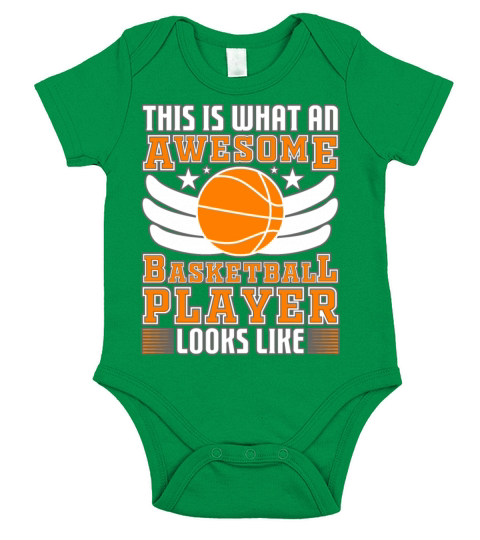 This is what an awesome basketball player looks Short Sleeve Baby One-Piece