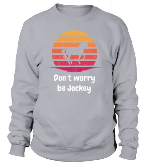 A Nice Vintage Horse Design Riding Horse Sunset Sweatshirt Unisex