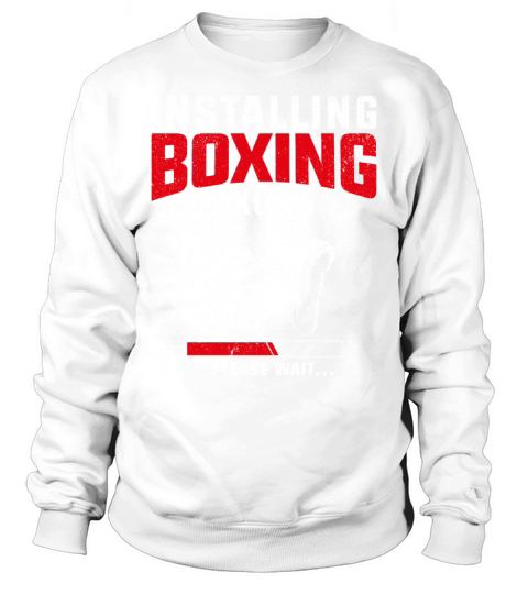 Boxing Vintage Installing Boxing Sweatshirt Unisex