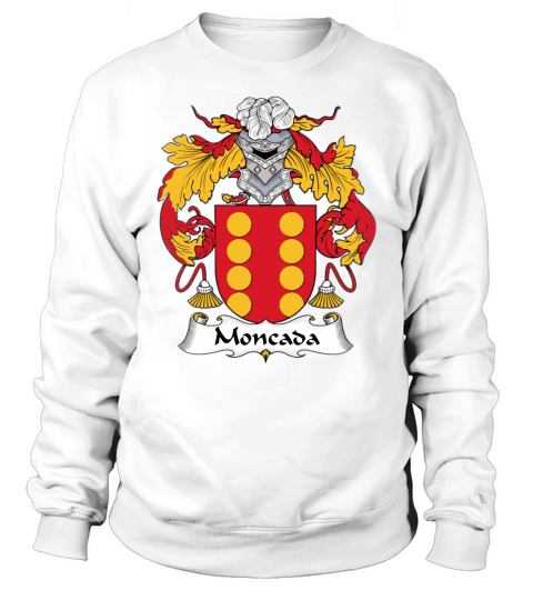 Moncada Family Crest Spanish Family Crests - Coffee Mug (colored) Sweatshirt Unisex