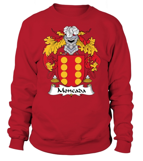 Moncada Family Crest Spanish Family Crests - Coffee Mug (colored) Sweatshirt Unisex