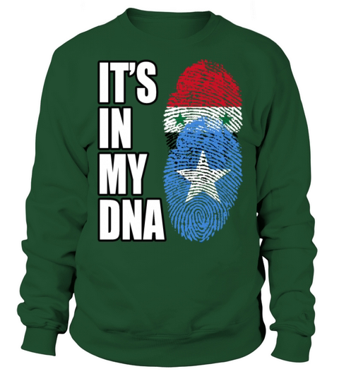 Syrian And Somali Vintage Heritage DNA Flag Sweatshirt Unisex