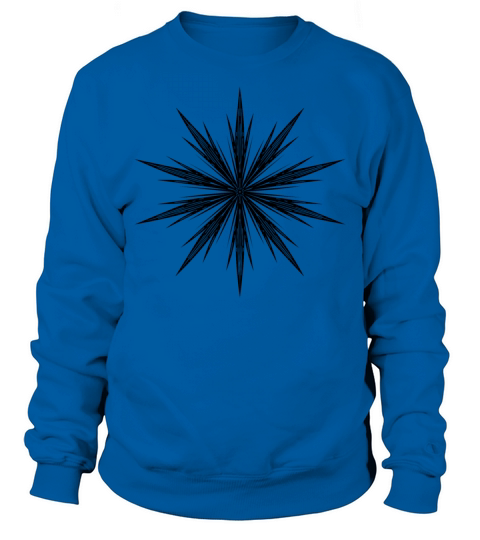 Vintage Lines Snowflake Mandala Sweatshirt Unisex