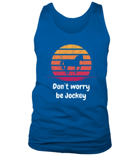 A Nice Vintage Horse Design Riding Horse Sunset Tank Top Unisex