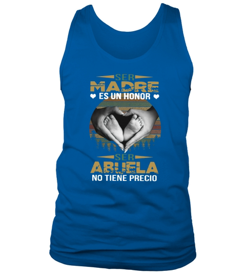 Baby Footprint Ser Madre Es Un Honor Ser Abuela No Tiene Precio Sunset Tank Top Unisex