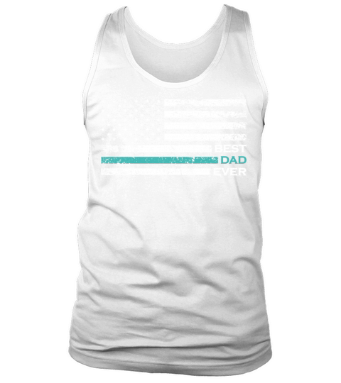 Best Dad Ever With US Flag Father Day Tank Top Unisex