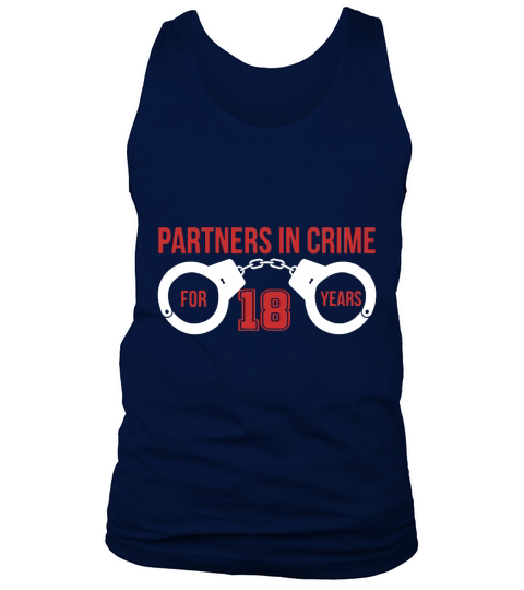 Funny T-Shirt For 18th Wedding Anniversary. Gift For Husband Wife. Tank Top Unisex