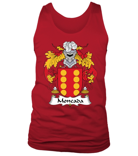 Moncada Family Crest Spanish Family Crests - Coffee Mug (colored) Tank Top Unisex