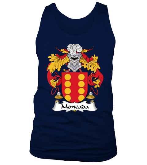 Moncada Family Crest Spanish Family Crests - Coffee Mug (colored) Tank Top Unisex