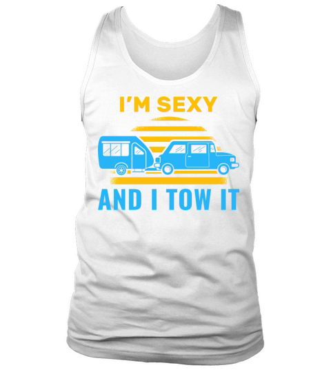 Sexy Vintage Towing Trailer Camp Tank Top Unisex