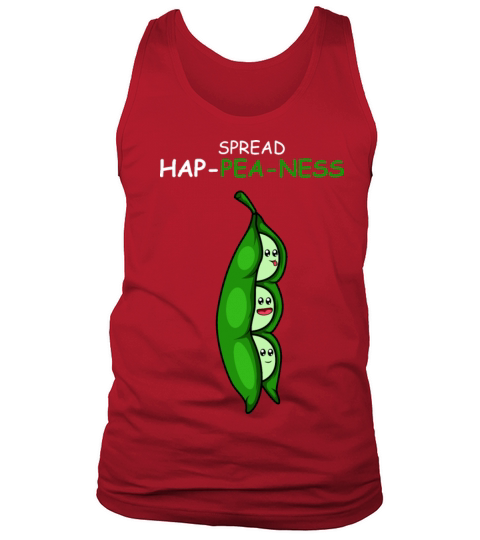 Spread Hap-Pea-ness Cheerful Person Gift Tank Top Unisex
