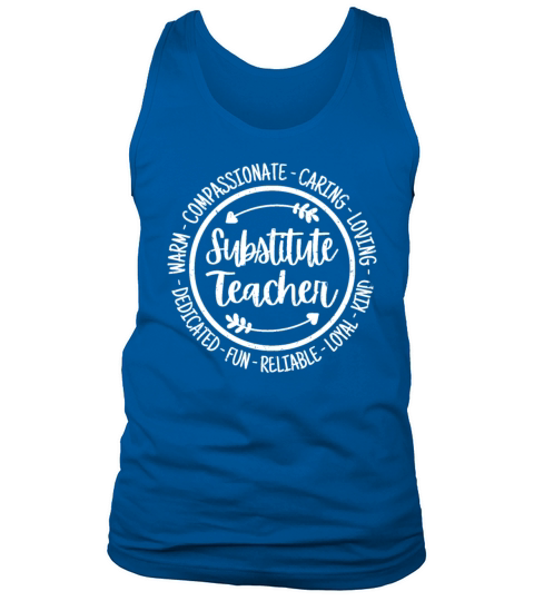 Substitute Teacher Teaching Educating Educator Tank Top Unisex