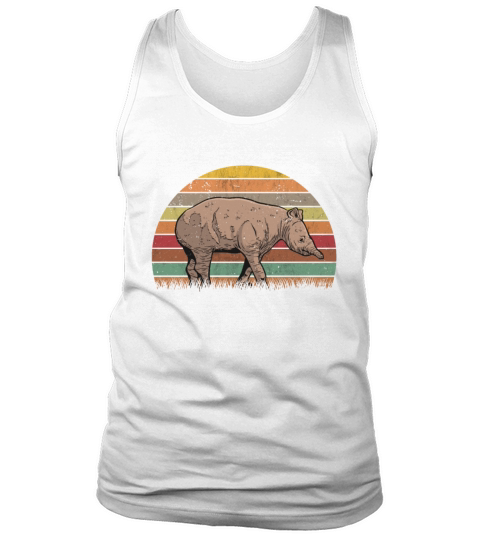 Tapir Retro Flatland Vintage Tank Top Unisex