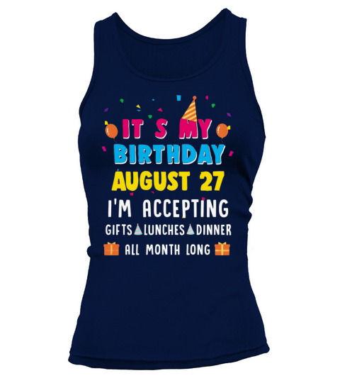 It Is My Birthday, Personalized Custom Design Template Tank top Woman