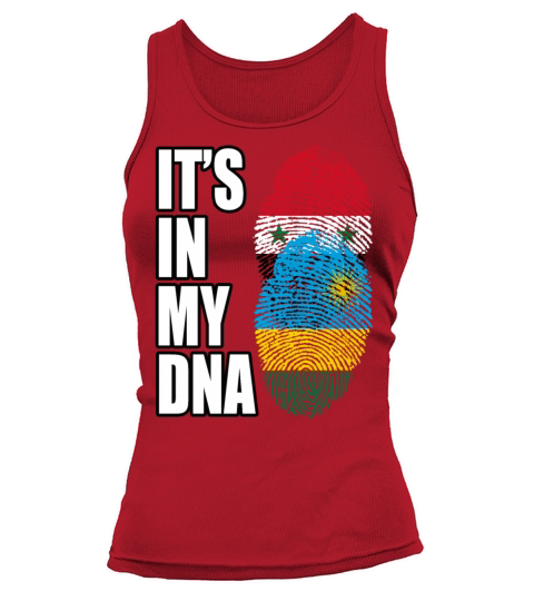 Syrian And Rwandan Vintage Heritage DNA Flag Tank top Woman
