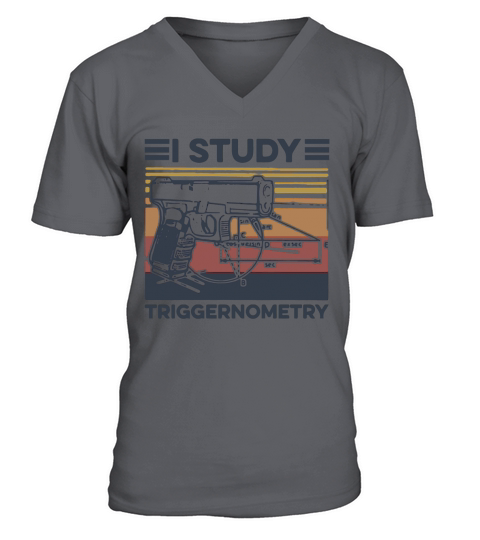 I study triggernometry vintage V-Neck T-shirt