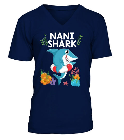 Nani Shark V-Neck T-shirt