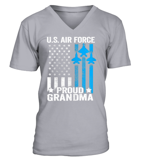Proud Grandma Us Air Force – Usaf shirt V-Neck T-shirt