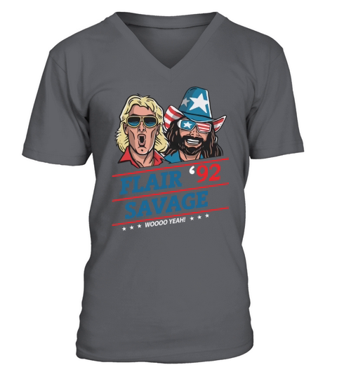 Vintage Flair ’92 Savage Woo Yeah shirt V-Neck T-shirt
