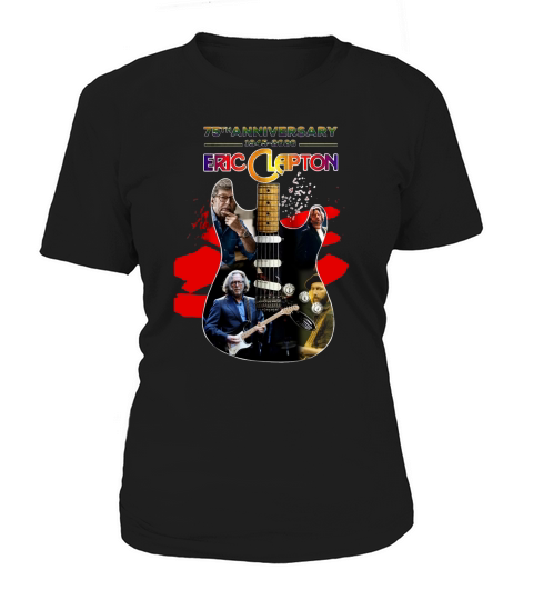 75th Anniversary 1945-2020 Eric Clapton Guitar Signature shirt Women's T-Shirt