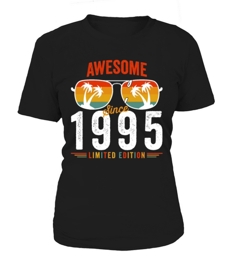 Awesome Since 1995 Birthday Retro Vintage 27 28 Ye Women's T-Shirt