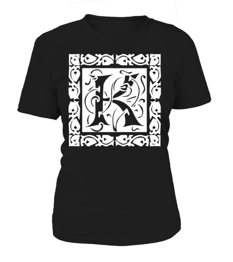 K Capital Letter Initial Monogram Alphabet Name Women's T-Shirt