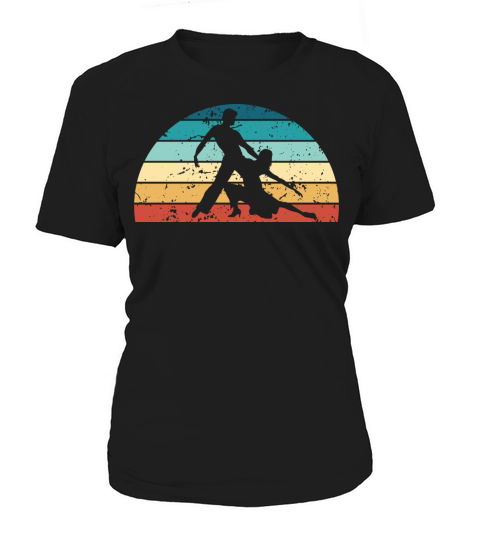 Retro Dancing Sunset Vintage dancer Sunrise Women's T-Shirt