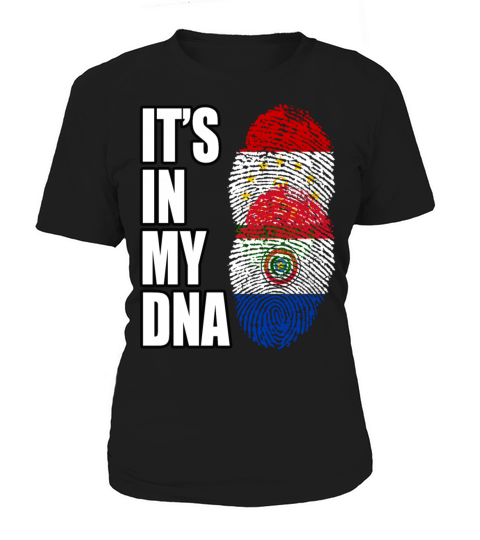 Tajikistani And Paraguayan Vintage Heritage DNA Fl Women's T-Shirt