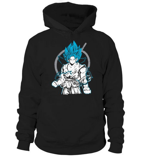dragon ball super saiyan goku god blue t shirt T-Shirt Hoodie Unisex
