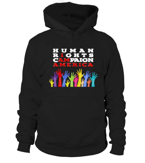 HUMAN RIGHTS CAMPAIGN AMERICA Hoodie Unisex