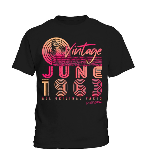 1963 June Vintage Kids T-Shirt