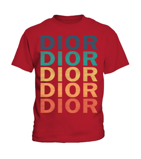 Dior Name T Shirt - Dior Vintage Retro Name Gift I Kids T-Shirt
